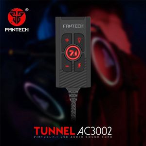 Fantech AC3002 7.1 O Geluidskaart Volume En Microfoon Risico Controle Controller 7.1 Extra Functies Voor Gaming Headset Earpods