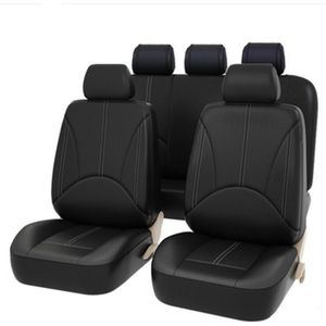 Auto Bekleding Universele Vier Seizoenen Pu Auto Seat Cover Auto Bescherming Kussenhoes Auto Interieur Accessoires 9Pcs