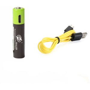 ZNTER 1.5V AAA oplaadbare batterij 600mAh USB oplaadbare lithium-polymeer batterij snel opladen via Micro USB kabel