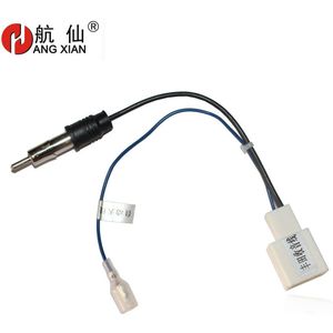 Bway Auto Radio auto dvd-speler Antenne Adapter voor TOYOTA Connector plug Draad Kabelboom Installatie
