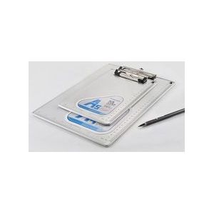 Aluminium Office Low Profile Clip Klembord Hardboard Brief Size