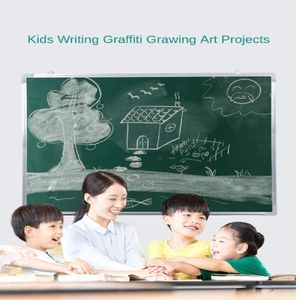 Muur Opknoping Krijt Boord Huishouden Kids Kinderen Tekening Art Aluminium Frame Groene Krijtbord 30x40cm