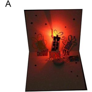 Leuke 3D Kerstkaart Met Kerstboom In Versierde Kerstauto