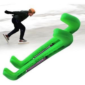 1 Paar Beschermende Skate Schoen Cover Roestvrij Blade Guard Verstelbare Lente Ijshockey Draagbare Onderdelen Schaatsen Tool Accessoires