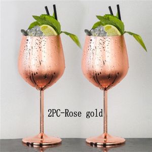 Wijnglazen Rvs 18/8 Metalen Wijnglas Bar Wijn Glas Champagne Cocktail Drinken Cup Charms Feestartikelen Moet