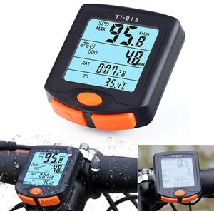 Waterdichte Mountainbike Mtb Draadloze Gps Lcd-scherm Digitale Snelheidsmeter Kilometerteller Code Tafel Backlight Fietsen Snelheid Teller