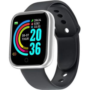 Y68 Mannen Vrouwen Slimme Horloge Klok Sport Fitness Tracker Bluetooth Wearable Apparaat Stappenteller Calorieën Verbrand Hartslag Monitoring