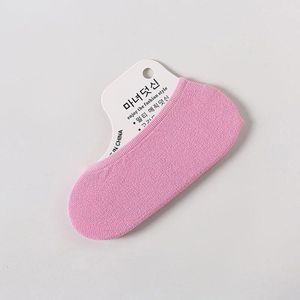Dames Fluwelen Onzichtbare Boot Sokken Hak Met Siliconen Antislip-Zomer Ultra-Dunne Vrouwen Sokken Ondiep Mond Lage cut Sok Slippers