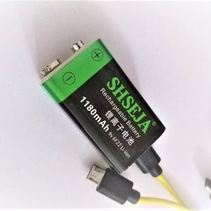 USB 9 V BATTERIJ 1 PCS 9 V Batterij 1180 mAh micro USB Oplaadbare Lipo Batterij 9 V Batterij