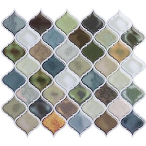 Keuken Vinyl Wandtegels Schil En Stok Muur Tegels Voor Badkamer Keuken 3D Schil En Stok Vinyl behang