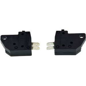 1 Paar Links Rechts Remlichtschakelaar Motorfiets Cilinder Level Mount Scooter Atv Bromfiets Hydraulische Rem Handvat Knop