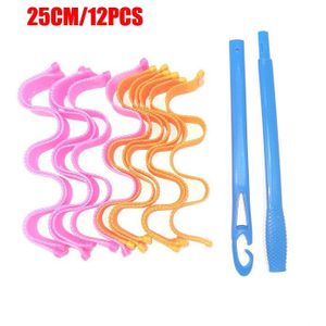12Pcs Diy Haar Krultang 25/30/45/50/55/65Cm Draagbare Kapsel Roller sticks Duurzaam Makeup Curling Hair Styling Tools