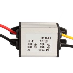 Autolader Converter 12V Naar 6V 3A 18W Dc Naar Dc Niet-Geïsoleerde Buck Step Down module Waterdichte Automobiles Voeding Converter