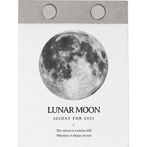 Kawaii Leuke Lunar Maan 365 Vellen Kalender Coil Schema Creatieve Bureau Tafel Data Herinnering Tijdschema Planner Sl2564