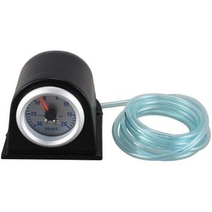 Turbo Boost / Vacuum Gauge Meter Voor Auto 2 ""52Mm 0 ~ 30in.Hg / 0 ~ 20PSI Oranje Licht Met Enkele Gauge Meter Padhouder