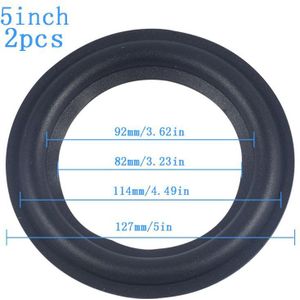 4/5/6.5/8/10/12 Inch Universele Hoge Elasticiteit Speaker Surround Reparatie Schuim Woofer Edge Vervanging Foam Rubber