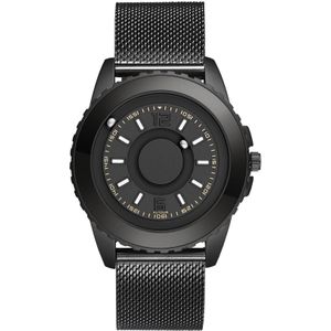Eutour Geen Pointer Concept Quartz Horloge Zwart Gat Trend Blind Touch Mannen En Vrouwen Horloge Mode Canvas Riem