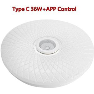 Smart Led App + Afstandsbediening Bluetooth Speaker Met Rgb Dimbare Plafondlamp Panel Lamp Loundspeaker Speler Voor Kinderen Slaapkamer