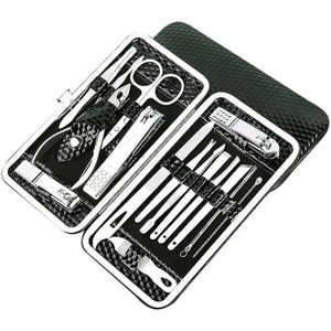 19 Stuks Van Een Set Multifunctionele Nail Trimmer Draagbare Manicure Kit Duurzaam Nagelknipper Nuttig Nail Cutter Voor Man Vrouw thuis