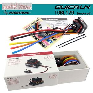 Hobbywing Quicrun 10BL120 Sensored 120A / 10BL60 Sensored Brushless Esc Speed Controller Voor 1/10 1/12 Rc Mini Auto