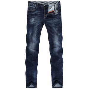 Kstun Winter Jeans Mannen Jeans Broek Blauw Stretch Slanke Rechte Mode Zakken Desinger Casual Denim Herenkleding Jeans Homme