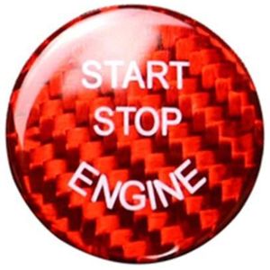 Koolstofvezel Auto Motor Start Stop Schakelaar Knop Vervang Cover Voor Bmw X1 X3 X5 Serie E90 E92 E60 E93 e84 E91 E46 Z4 E70 Csv