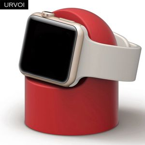 URVOI stand voor apple watch serie 5 4 3 2 1 houder watchOS 5 Nachtkastje keeper siliconen thuis opladen dock voor klassieke