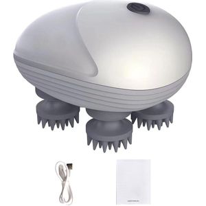 Elektrische Head Massager Draadloze Hoofdhuid Massager Waterdichte Body Massage Gezondheidszorg Schouder Hals Deep Tissue Kneden Massage