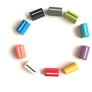 10Pcs Voor Rane TTM-54 56 57 61 62 68 Verticale Potentiometer Faders Knoppen Caps/Horizontale Push Fader Knop cap Zachte Knop Cap