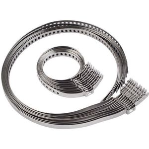 Ain Voorraad 10Pcs Universele Verstelbare As Cv Gezamenlijke Boot Crimp Klem Kit 31- 41Mm 70- 125mm 5 Kleine + 5 Grote