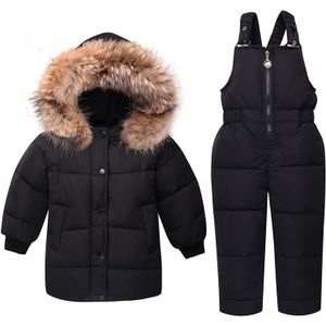 Mode Winter Donsjack Kinderen Kleding Verdikking Kinderkleding 3 Kleuren Jassen + Overalls Baby Snowsuit Bovenkleding