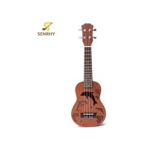 Professionele 21 Inch Soprano Ukelele Uke Hawaii Gitaar Sapele 15 Fret Hout Ukulele Muziekinstrumenten Voor Beginner