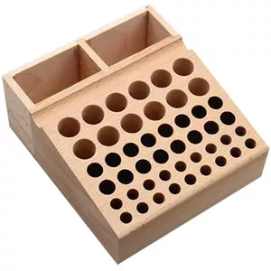CRASPIRE Bloemenkrans Waszegel – 30 Mm Messing Stempel Met Houten Handvat, Verwisselbaar 2 miniatura