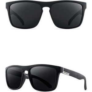 Mode Mannen Gepolariseerde Zonnebril Retro Brand UV400 Vierkante Dames Sport Bril Groot Frame Rijden Zonnebril