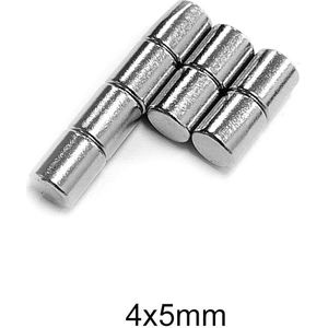 20 ~ 1000 Pcs 4X5 Super Sterke Magneet 4 Mm X 5 Mm Permanente Kleine Ronde Magneet 4X5 Mm Koelkast Neodymium Magneet Electro Magnetisme 4*5 Mm