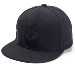 Grijze Wollen Snapback 3D Doorboord Borduren Hip Hop Cap Platte Wetsvoorstel Baseball Cap Voor Mannen En Vrouwen