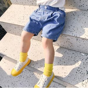 Kids Kinderen Broek Denim Shorts Zomer Koreaanse Kinderkleding Peuter Baby Jongens Meisjes Jeans Szie: 90-130