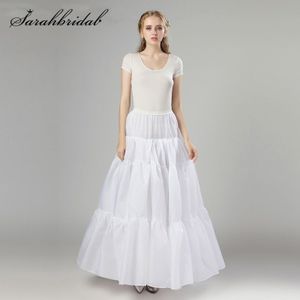 In Voorraad Witte Lange Stijl Petticoat Organza Kerst Halloween Real Foto Tutu Rokken Bruiloft Cosplay Onderrok Slip 12006