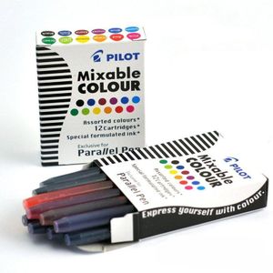 Pilot Mengbaar Kleur Diverse Kleuren 12 Kleuren Inkt Cartridges Voor Pilot Parallel Pen Vulpen