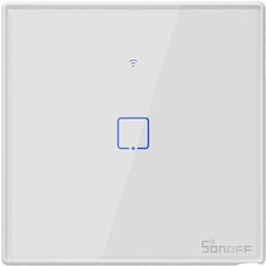 Itead Sonoff T2 EU 86 Maat 1/2/3 gang Muur WIFI Lichtschakelaar, touch/RF433 mhz/WIFI Afstandsbediening, Werkt Met Alexa Google Thuis