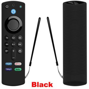1Pc Afstandsbediening Geval Vervanging Voor Tv Stick Alexa Voice Remote (3rd Gen) Release Siliconen Beschermhoes Mouwen Met Lanyard