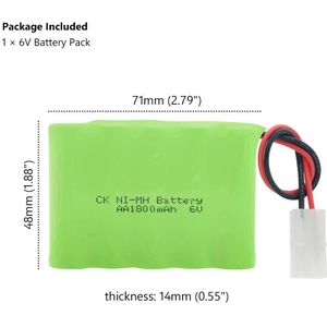 6V 1800Mah Oplaadbare Aa Ni-Mh Batterij 5xAA Cellen Pack Met Sm/L6.2 Connector Voor Rc Boot Speelgoed auto 6V Batterij Packs