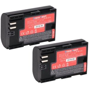 Bateria LP-E6 LP E6 LPE6N Camera batterij Japan Sanyo Cell + LED USB Dual Charger voor Canon EOS 5DS R 5D Mark II 5D 6D 7D 80D