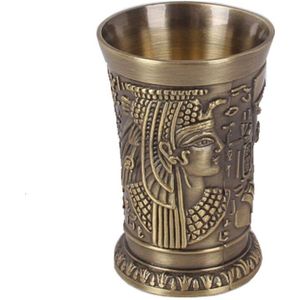 Egypte Wijnglas Drinken Originaliteit Bullet Cup Shot Cup Bar Cocktail Wijnglas Bite Cup Koper Gecombineerd Goud Brons potten