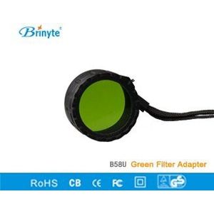 Brinyte B58UR48 LED Zaklamp Diffuser Groene Filter 48mm 49mm Zaklamp Lens Groene Zaklamp Filter Groen Diffuser