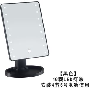 Verlichte Spiegel Led Licht Lamp Make-Up Spiegel Licht Touch Dimme Desktop Spiegel Led Cosmetische Vanity 10X Vergrootglas Spiegel WY5