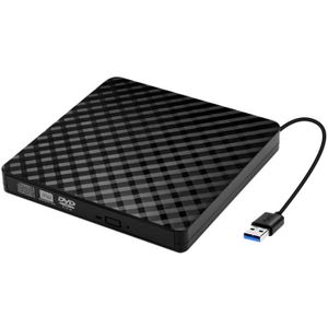 Externe Dvd Drive Usb 3.0 Portable Slim Brander Cd/Dvd Drive Voor Windows Linux Laptop Pc