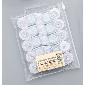 6 Stks/set Of 10 Stks/set 8M Lange Eenvoudige Transparante Case Correctie Tape, Kantoorbenodigdheden Studenten Corrector Briefpapier