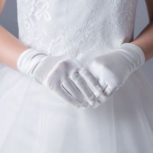 Kinderen Jurk Handschoenen Meisjes Prinses Jurk Prestaties Dans Handschoenen Met Witte Handschoenen Accessoires