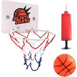 3 Stks/set Plastic Basketbalrugplank Kit Korfbalvereniging Mini Korfbalvereniging Board Doos Netto Set Kinderen Indoor Sport Bal Spel Met Air pomp